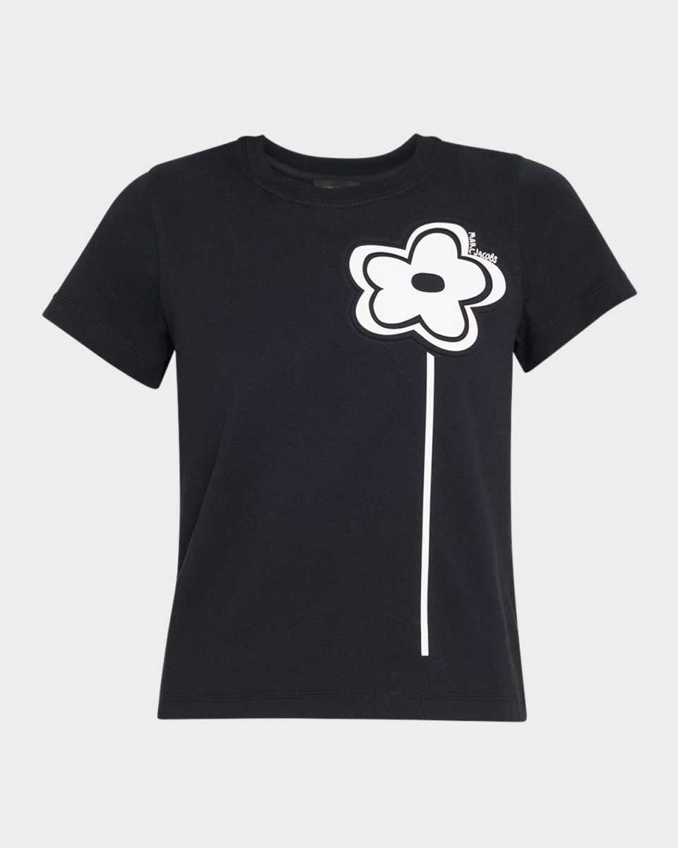 Daisy Print Slim T-Shirt